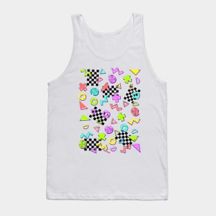 90s Geometry (Black Version) Tank Top